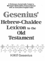 Gesenius Hebrew-Chaldee Lexicon to the Old Testament (1).pdf